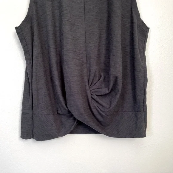 Old Navy | Gray Twist Front Muscle Tank | Size Medium - Picture 4 of 7